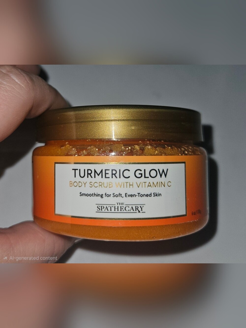 The Spathecary Turmeric Glow Body Scrub with Vitamin C — BNIB